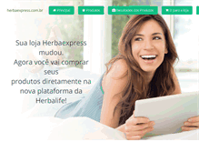 Tablet Screenshot of herbaexpress.com.br
